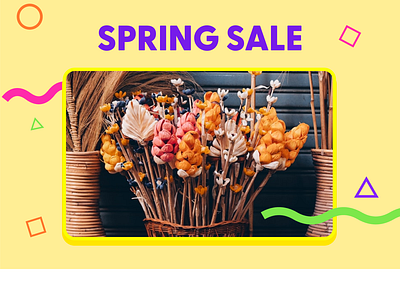 Email Design - Spring Sale email