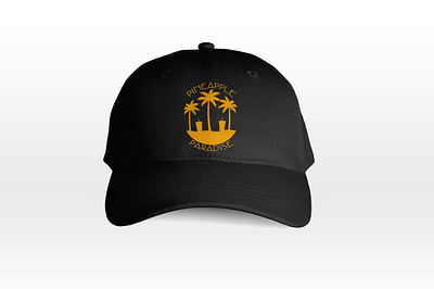 Pineapple Paradise Hat art branding design graphic design illustration logo vector
