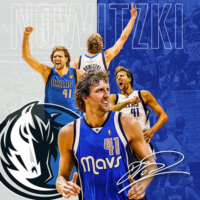 Dirk Nowitzki graphic design