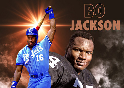 Bo Jackson graphic design