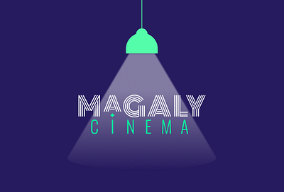 Magaly Cinema branding design illustration vector