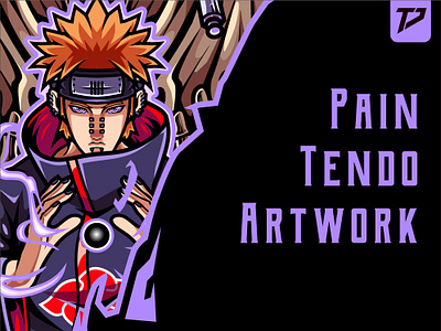 Pain Tendo Fanart Artwork akatsuki anime apparel design artwork branding characterdesign clothing design design gedo mazo illustration illustration forsale japanese naruto pain tendo streetwear