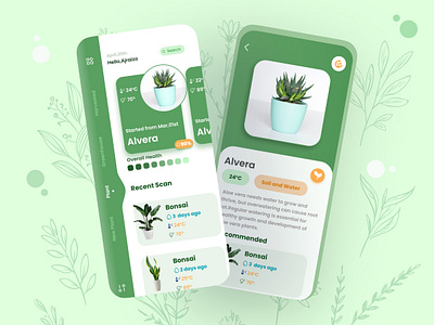 User-Friendly Plant Management App Interface journal feature.