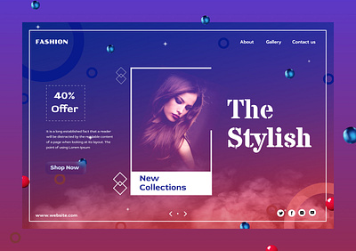 Trending Banner banner branding creative things designing picture fashion banner first page graphic design inspiration banner landing page logo design poster template trending banner ui design ui ux design ux design