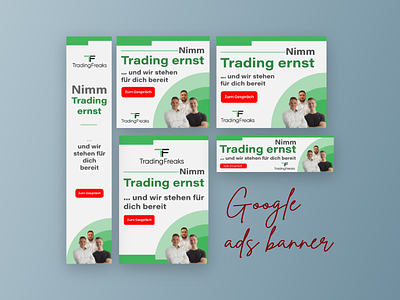 Trading Google ads banner design ads banner design ads designer coaching education google ads banner graphic design learning trading trading ads design