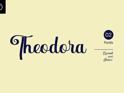 Theodora - Beautiful Script Font handmade handwriting typography webfonts