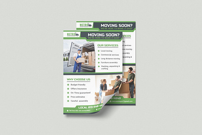 Moving service flyer design for company advertising company flyer design flyer design graphic design leaflet design moving service flyer design one page flyer design print design