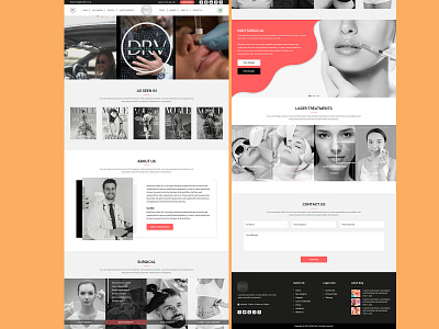 clinic design graphic design ui ux web website