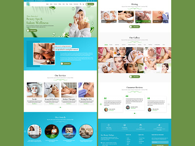 eco-beauty design graphic design ui ux web website