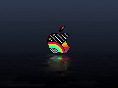 Apple Mumbai BKC logo 3d animation app apple bkc branding design graphic design illustration logo logoanimation motion graphics typography ui ux vector