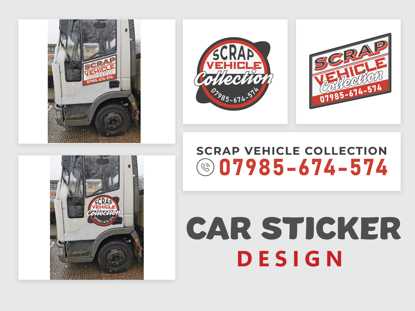 Car custom sticker design by GM SALAUDDIN SURUJ on Dribbble