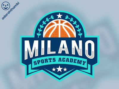 Logo design for Milano Sports Academy academy logo basketball basketball logo branding game logo gamer gamer logo games graphic design illustration logo logo designer mascot mascot logo sport sports sports academy sports logo vector