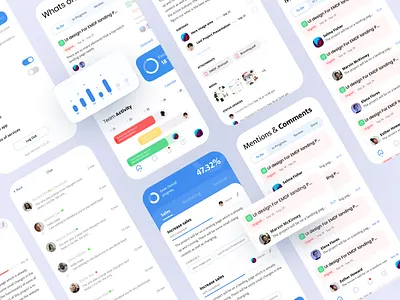 Task Management App analitycs android app application clean design inspiration interface ios iphone management minimal mobile modern statistics task ui ux