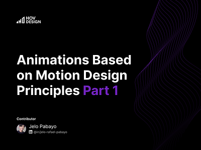 Animations Based on Motion Design Principles Part 1 animation motion graphics