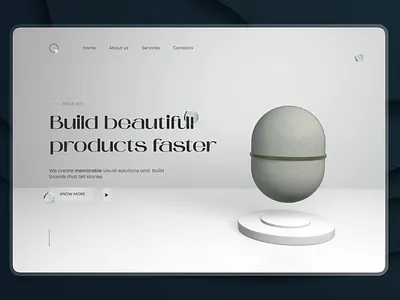 Web UI/UX for branding services website 3d abstract animation branding cinema 4d classic clean design graphics interface marketing modern motion motion graphics services ui uiux ux vector web