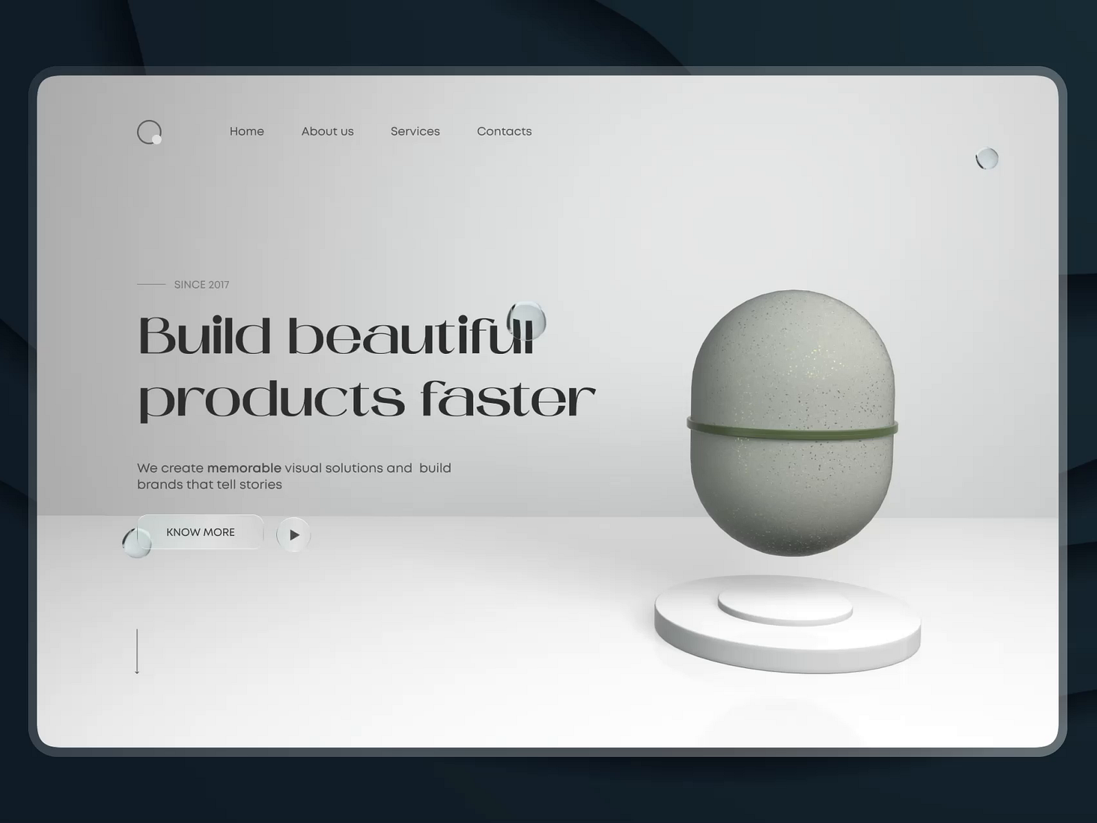 Web UI/UX for branding services website by Gapsy Studio on Dribbble