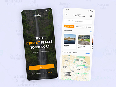 Travel Apps app design dribbble traveling aap ui