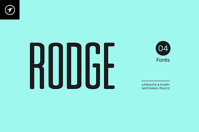 RODGE - Unique Display Headline Font display font headline typography webfonts