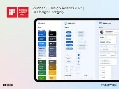 Bringing Scalability and Accessibility Through Atomic Design award winning design logic design system enterprise ux healthcare healthcare ui healthtech ui ui ux ux