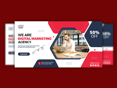 Digital Marketing banner design by Madhav on Dribbble