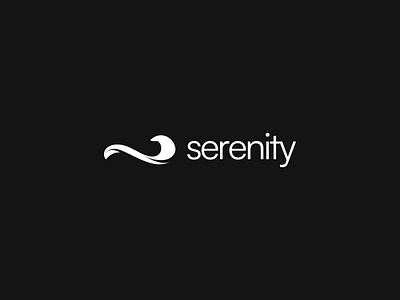 Serenity Brand Identity Design app brand design brand identity branding clean design graphic design illustrator logo logo design meditation mindfulness minimal photoshop typography