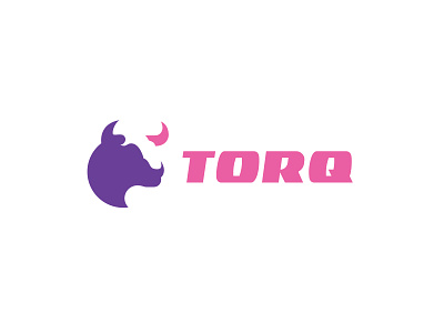 Torq animal app logo bison buffalo bull bull logo bull negative space design logo logo design logo designer minimal minimal logo minimalist minimalist brand minimalist logo negative space negative space logo simple bull logo software logo