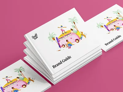 Bright Funk - Brand book for a visual art agency brand book brand book design brand guidelines brand identity branding branding design corporate branding logo logo design