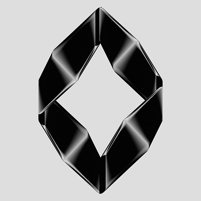 Black diamond. Daily 1211 abstract art ill minimal vector vectors