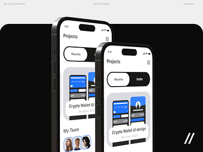 Mobile Design Builder IOS App android animation app app design builder create dark theme dashboard design development ios iphones mobile mobile app mobile ui motion online ui uiux ux