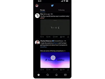 Twitter sidebar animation animation design figma illustrator micro interaction twitter ui ui design