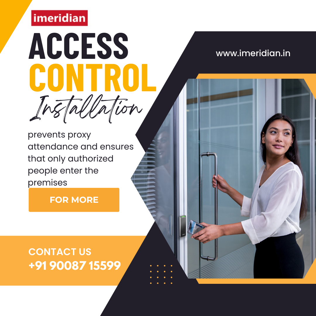 Best Biometric Door Access control Installer in Bangalore by iMeridian