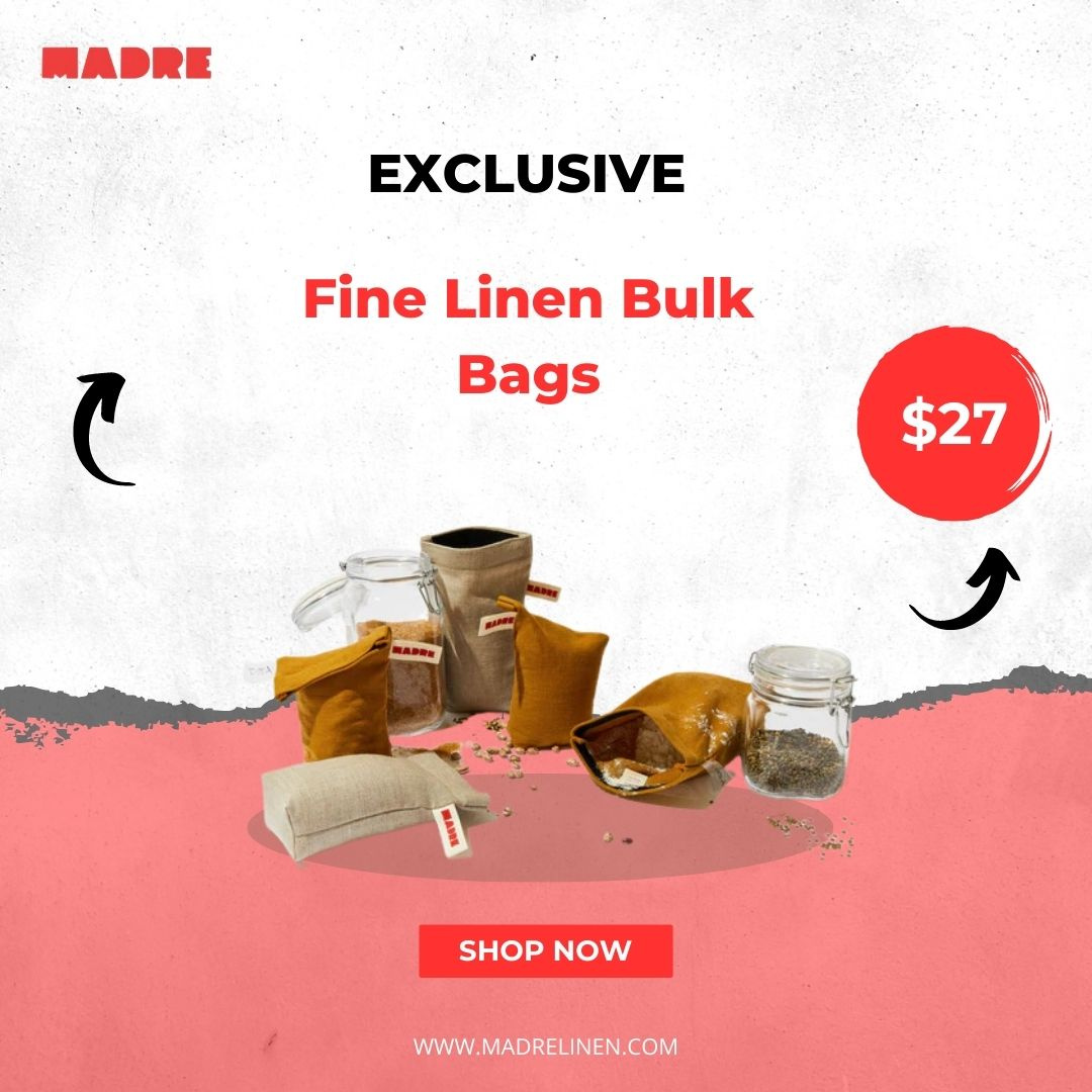 Fine Linen Bulk Bags by Madre linen on Dribbble