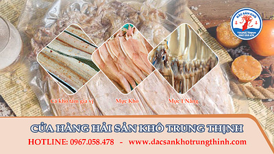 Cửa hàng đặc sản khô Nha Trang - Đặc Sản Khô Trung Thịnh dacsankhanhhoa dacsankhotrungthinh dacsannhatrang haisankhonhatrang