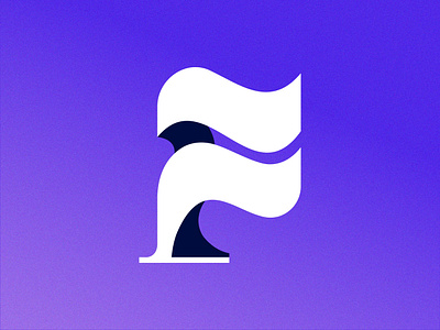 36 Days of Type - F 36 days of type alphabet f flag flat flow illustration letter logo minimalist typography vector