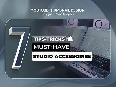 YouTube Tutorial Thumbnail axon banner banner design branding cubase design freelancer graphic design logo musicians npc production studio tutorial vector youtube thumbnail اهنگسازی تامنیل یوتیوب طراح کاور موزیک