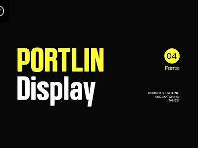 PORTLIN - Modern Display Font headline headline font typefaces webfonts