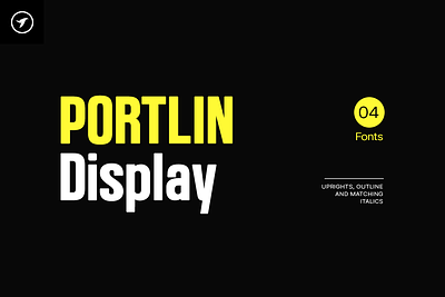 PORTLIN - Modern Display Font headline headline font typefaces webfonts