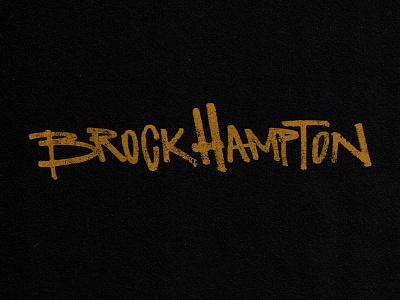 BROCKHAMPTON brockhampton calligraphy hiphop lettering logo type typography