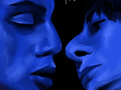 Deeping深蓝 emotion illustration original