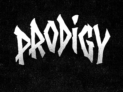 Prodigy clothing graphic design illustration lettering streetwear type typography