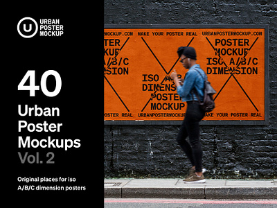 Street Poster Frame Mockup (PSD)