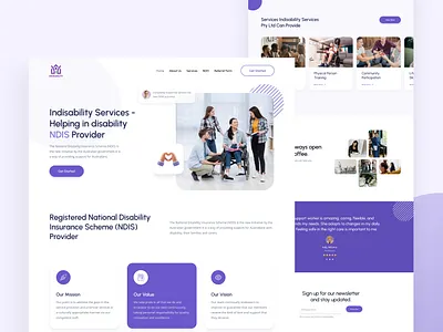 Indisability Website Design & Development! branding design figma graphic design illustration logo ui ux website development