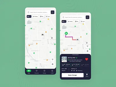 EV Charging Station Mobile App app design apptales charging station designs design inspiration ev charge mobile app ev charging app ev map design mobile app mobile ui app scan adn pay ui design ui elements ux patterns visual design