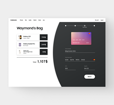 Daily UI Challenge 002 :: Credit Card Checkout
