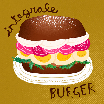 Burgers advertising design food illustration packaging photoshop