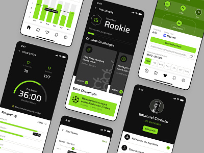 Camppi Mobile App app app screens booking branding design fabulo futsal ios app mobile scheduling ui user experience user interface ux