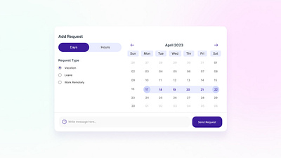 Calander calendar ui figma section ui