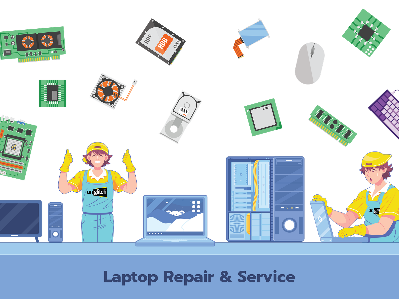 Laptop Repair Service - Unglitch India Official Site by Unglitch on