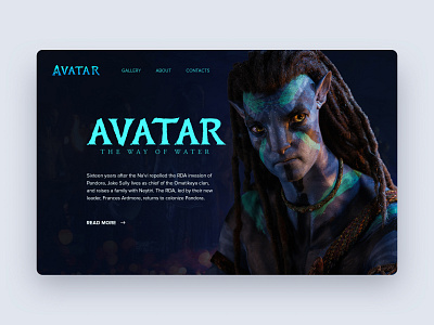 Concept Avatar design photoshop ui website cover