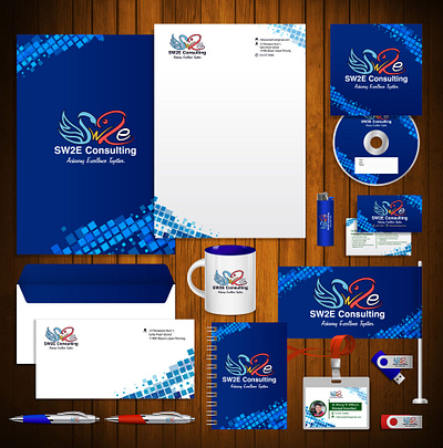 SW2E 2017 | Corporate Identity cd cover corporate design corporate identity design envelope graphic design illustration jonwkhoo letterhead logo mug namcard sw2e